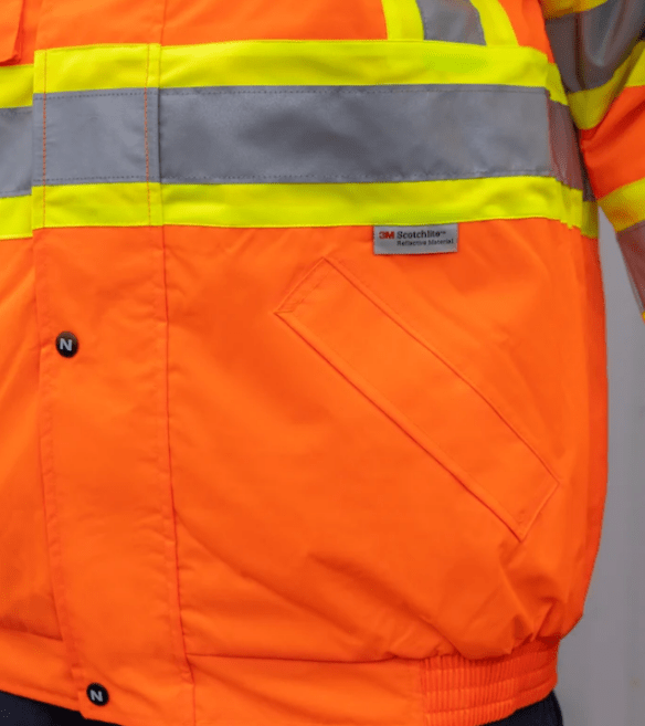 Manteau de travail doublé imperméable haute visibilité NAT’S HV850