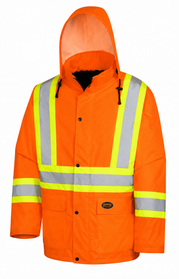 Manteau d’hiver haute visibilité Pioneer 5049 imperméable et isolé