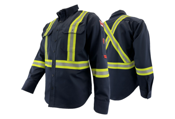 Chemise ignifuge FR/AR haute visibilité Atlas 404STNB
