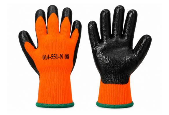 Gants de travail haute visibilité en nitrile – Forcefield 014-551-N