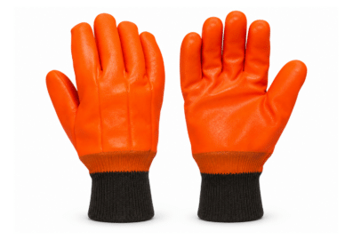 Gants de travail d’hiver en PVC – Imperméables et résistants à l’huile